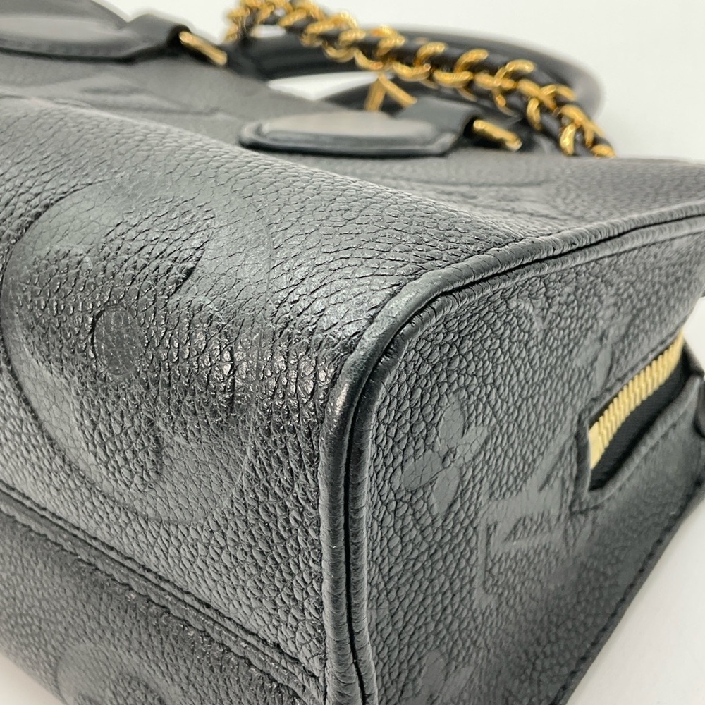 Louis Vuitton On The Go East West Monogram Black Leather Tote Bag Purse - Picture 11 of 14